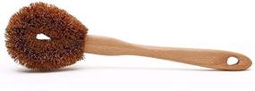 img 2 attached to 🌿 Natural Coconut Fiber and Beechwood Antislip Handled GOHIDE Brush for Efficient Brush Clearing