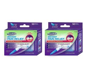 img 4 attached to 💊 DenTek Adult Instant Pain Relief Kit - 50 ea (Pack of 2) - Quick & Easy Relief