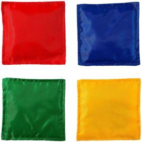 img 2 attached to 🏀 Franklin Sports 5" x 5" Nylon Bean Bags (Set of 12) - Ideal for School Games & Activities