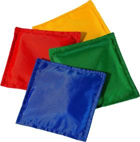 img 3 attached to 🏀 Franklin Sports 5" x 5" Nylon Bean Bags (Set of 12) - Ideal for School Games & Activities