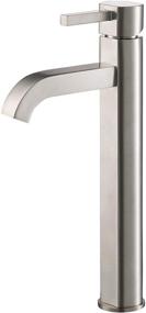 img 3 attached to 💧 Kraus Ramus FVS-1007SN Single Lever Vessel Bathroom Faucet in Satin Nickel