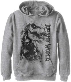 img 1 attached to 🦖 Boys' Athletic Heather Jurassic World Sweatshirt - Fashion Hoodies & Sweatshirts