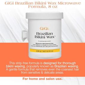 img 3 attached to 🩱 GiGi Brazilian Bikini Wax: Microwave Safe Hardwax for Gentle and Effective Hair Removal - 8 oz, Non-Strip Formula for Sensitive Skin