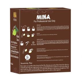 img 2 attached to 🖌️ Продвинутое средство для окрашивания волос: MINA Professional ibrow Henna Medium Brown - набор для пополнения