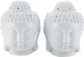 img 4 attached to ComSaf White Ceramic Buddha Head Essential Oil Burner - Aromatherapy Wax Melt Burners, Oil Diffuser, Tealight Candle Holders, Buddha Ornament for Yoga, Spa, Home, Bedroom Decor - Perfect Gift Idea