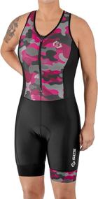 img 4 attached to SLS3 Women's Triathlon Suit - Slim Athletic Fit FX - No Shelf Bra - Women's Trisuit