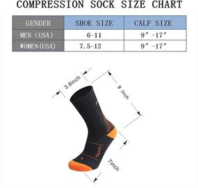 img 2 attached to 🧦 High-Performance ADLU Cushioned Athletic Crew Hiking Socks - Unisex Sports Socks - Pack of 2 Pairs