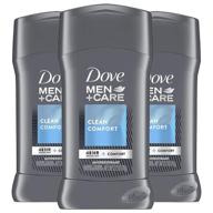 🧼 dove men+care clean comfort antiperspirant deodorant - 48hr sweat & odor protection, pack of 3 - 2.7 oz each, enriched with vitamin e and triple action moisturizer logo