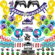 video decorations birthday supplies 112pcs логотип