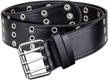 samtree studded grommet square leather men's accessories for belts logo