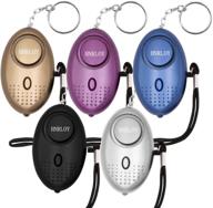 🔒 stay safe with the safe sound personal alarm - 140db security device alarm keychain with led light and whistle - 5 pack offer logo