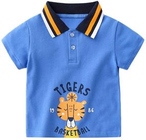 img 1 attached to 🌞 Cute Summer Outfits Sets for Kids Toddler Boys: Aimehonpe Shorts & Shirts Clothes