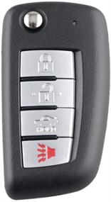 img 4 attached to Uncut Car Remote Key Fob Combo Compatible with Altima Maxima 350Z Armada Quest Sentra/EX35 FX35 FX45 G35 I35 Q45 QX56 KBRASTU15, CWTWB1U758, ID 46 - Keyless Replacement