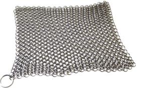 img 3 attached to Stainless Steel Chainmail Scrubber Cast