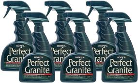img 4 attached to HOPE'S Granite Perfect Granite and Marble Countertop Cleaner, Stain Remover and Polish - 6-Pack, 22 Ounce Each (Ammonia-Free)