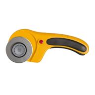 🟡 olfa arrty-3/dx rotary cutter blade rty, 60mm - efficient and versatile yellow rotationsmesser logo