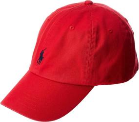 img 3 attached to Polo Ralph Lauren Men's Classic Pony Logo Hat Cap - BSR RL2000 Red - One Size: Stylish and Versatile Headwear for Men