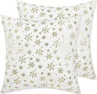 christmas pillow snowflake decorative cushion logo