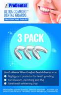 💯 prodental thin and trim mouth guard – 3 pack, usa-made night guard for teeth grinding, bruxism & whitening logo