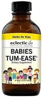 eclectic babies tum ease kid: естественное желтое облегчение, 4 жидкая унция. логотип
