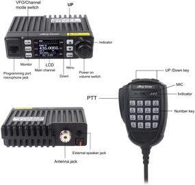 img 3 attached to 📻 Компактный двухдиапазонный мобильный трансивер радио VHF/UHF двухсторонней связи AT-779UV для автомобиля - миниатюрный размер AnyTone.