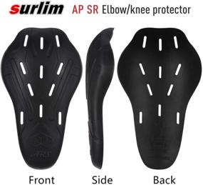 img 3 attached to 🛡️ Surlim SR Elbow Knee Protector CE Armor Inserts: Premium Quality Motorcycle Knee and Elbow Pads [Pair]