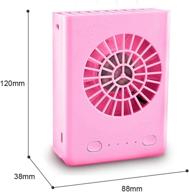 🌬️ cestmall portable multi-functional mini rechargeable fan, 3 speeds, with 18650 li-ion battery (included) & usb charging, ideal for outdoor travel with string (pink) logo