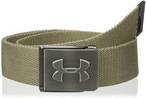 img 1 attached to 🔗 Under Armour Webbed Black Graphite Men's Belt Accessories: Stylish and Functional