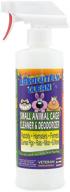 🧼 top-notch small animal cage cleaner - effortlessly cleans & eliminates messes & odors - ideal for hamsters, mice, rats, guinea pigs, ferrets - proudly usa made logo