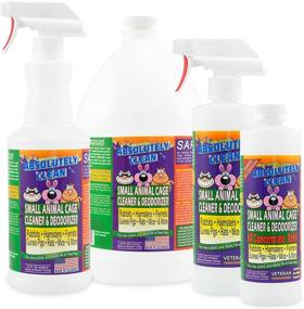 img 3 attached to 🧼 Top-Notch Small Animal Cage Cleaner - Effortlessly Cleans & Eliminates Messes & Odors - Ideal for Hamsters, Mice, Rats, Guinea Pigs, Ferrets - Proudly USA Made