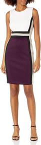 img 2 attached to 👗 Calvin Klein Sleeveless Colorblock Dress for Women – Women's Clothing Collection