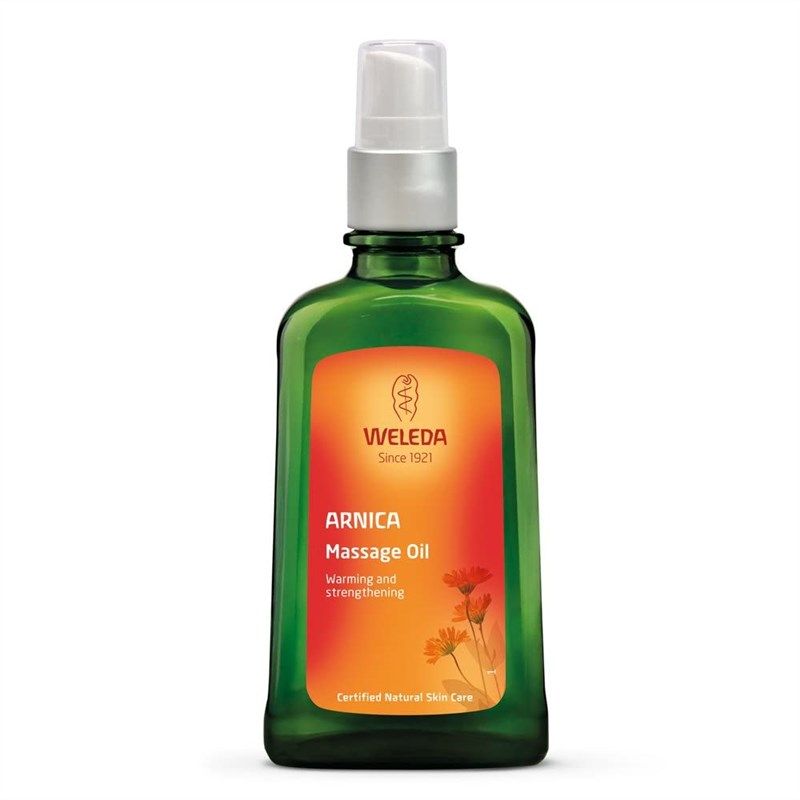 weleda massage arnica fluid ounce 로고