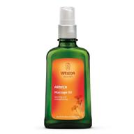 💆 weleda arnica muscle massage oil - plant rich blend for soothing massage logo