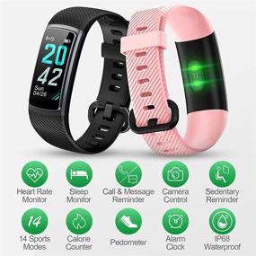 img 3 attached to 💪 Kummel Fitness Tracker - Waterproof Pedometer with Heart Rate Monitor, Sleep Monitoring, Step & Calorie Counter - Ideal Fitness Watch for Sports, Running, and Workouts - for Women and Men