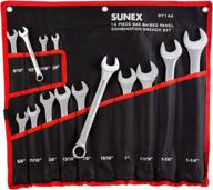 sunex 9714 combination wrench set logo