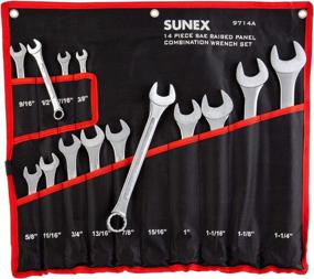 img 4 attached to Sunex 9714 Combination Wrench Set