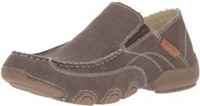 img 4 attached to Men's Medium Roper Dougie Driving Loafer Shoes