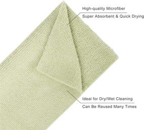 img 1 attached to 🧼 30-Pack Cleaning Cloth Microfiber Set: Super Absorbent Dish Towels with Box - Lint Free, Soft & All-Purpose - Ideal for Kitchen, House, Car, Window Cleaning, and More! Perfect as Gifts.