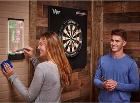 img 3 attached to 🎯 Viper Illumiscore Clear Illuminated Dry Erase Dart Scoreboard, Enhanced Visibility, Accurate Scoring, with 2 Grease Pencils Included