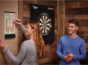 img 2 attached to 🎯 Viper Illumiscore Clear Illuminated Dry Erase Dart Scoreboard, Enhanced Visibility, Accurate Scoring, with 2 Grease Pencils Included