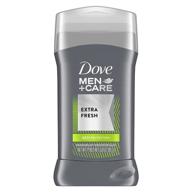 🚶 dove men+care deodorant stick: aluminum-free 48 hour protection extra fresh deodorant for men with vitamin e and triple action moisturizer - 3 oz logo