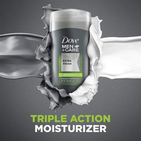 img 2 attached to 🚶 Dove Men+Care Deodorant Stick: Aluminum-Free 48 Hour Protection Extra Fresh Deodorant for Men with Vitamin E and Triple Action Moisturizer - 3 oz