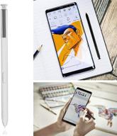 🖊️ премиум 2 шт. запасные перья для стилуса s pen galaxy note 8 с адаптером, наконечниками и кнопкой извлечения (серебро) логотип