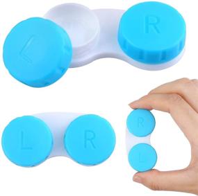 img 1 attached to Elcoho 30 Pack Multi-Colored Contact Lens Case: Convenient Eye Lens Storage for Left/Right Eyes Care