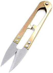 img 1 attached to ✂️ Cotchear Thread Scissors: 4.1 inch High-Carbon Steel Blades for Precise Thread Snipping