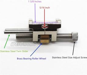 img 3 attached to 🔪Улучшите точность резки с помощью точильщика WEICHUAN из нержавеющей стали: идеальное точильное средство