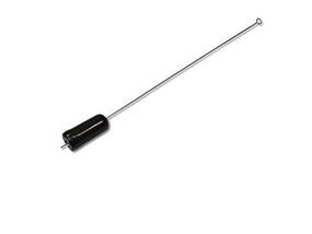 img 3 attached to Long Range 8-Inch Antenna with Coaxial Connection & F Connector for Gate Receiver – Silver, with Protective Rubber