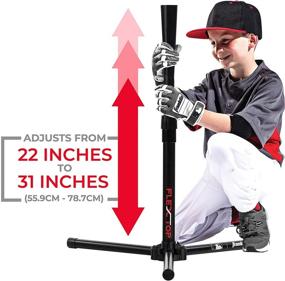 img 3 attached to 🔵 MLB Adjustable Batting Tees for Flexibility