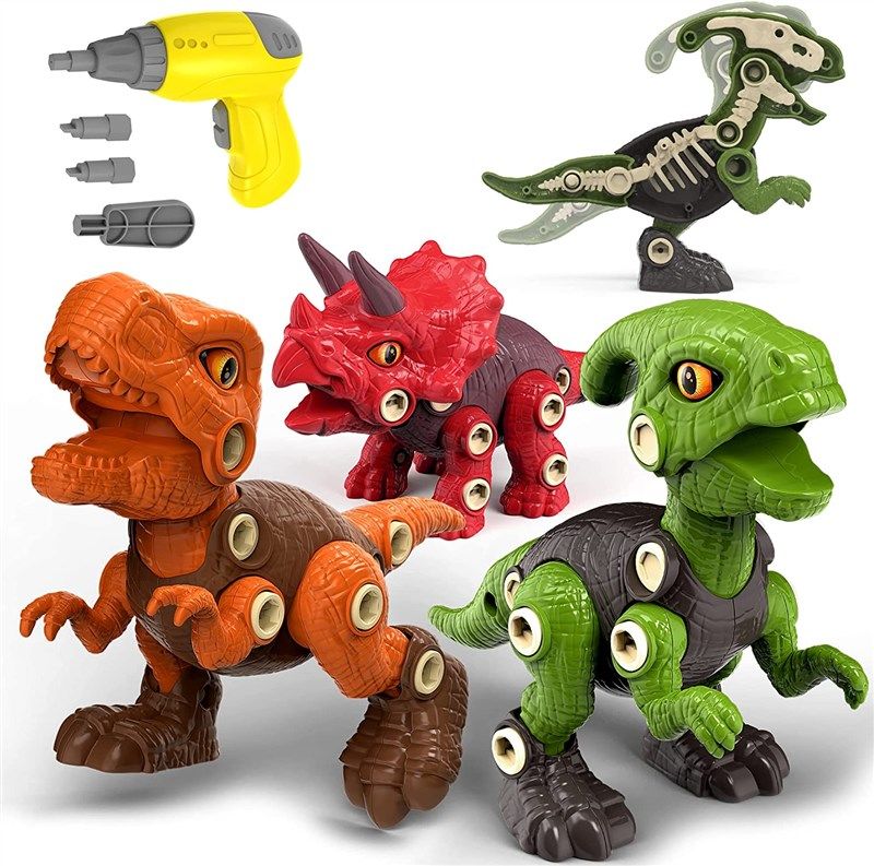 dinosaur electric construction engineering christmas 로고