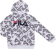 👕 fila heritage brushed sweatshirt heather: premium boys' clothing for style and comfort logo